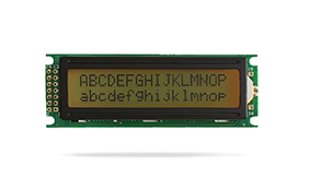 JXD1602B字符液晶 黃綠屏橙光