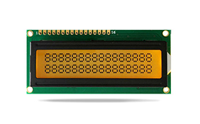 JXD1602A-S字符液晶 黃綠屏橙光