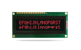 JXD1602A字符液晶 FSTN負(fù)顯 紅字
