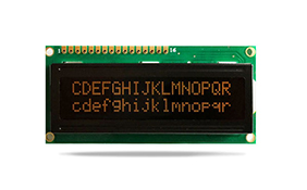 JXD1602A字符液晶 FSTN 負(fù)顯 橙光