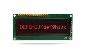 JXD1601A字符液晶 FSTN負(fù)顯 紅字