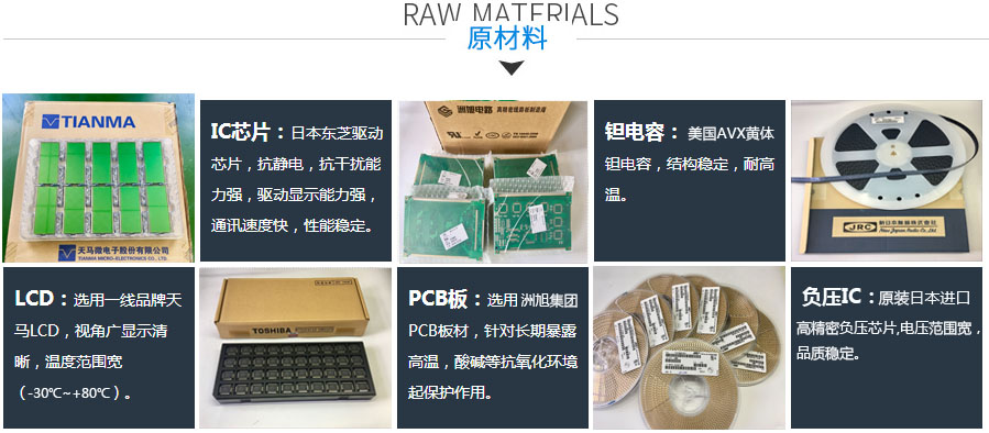 lcd液晶模塊原材料