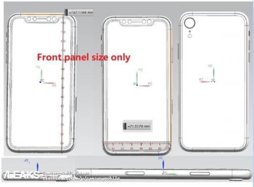 6.1寸廉價(jià)版iPhone CAD圖曝光:延續(xù)劉海屏設(shè)計(jì) OLED屏幕換成LCD屏